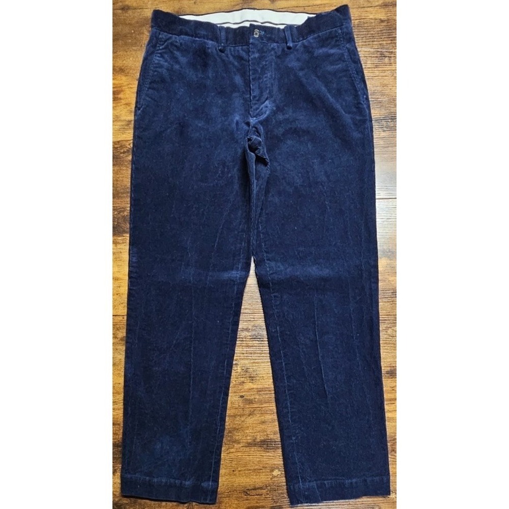 Polo Ralph‎ Lauren Blue Corduroy Stretch Classic Fit Pants Size 33x30